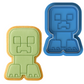 Minecraft Creeper Cookie Cutter and Embosser Stamp Set | Blocky Enemy, Gamer