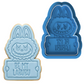 Labubu Holding Sign Cookie Cutter and Embosser Stamp | The Monsters, Art Toy, Valentine's Day