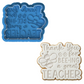 Thank You for Bee-ing a Great Teacher" Cookie Cutter and Embosser Set | Teacher Appreciation Gift | Bee Cookie Stamp | End of Year Gift