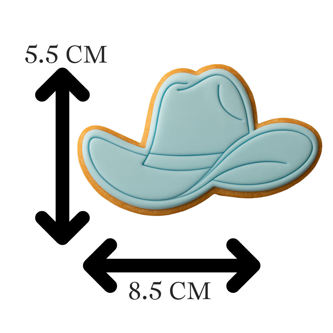 Cowboy Hat Cookie Cutter and Embosser Stamp Set | Western, Rodeo, Birthday Party