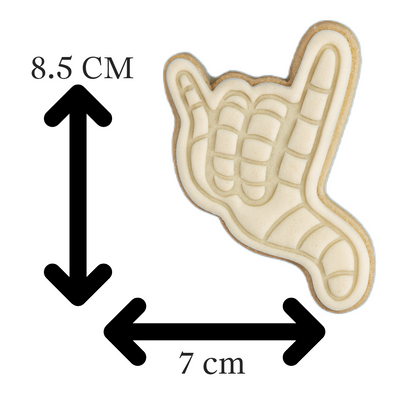 Spider-Man Hand Sign Cookie Cutter with Embosser