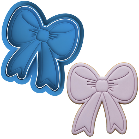 Classic Bow Cookie Cutter and Embosser Stamp Set | Coquette, Gift, Birthday