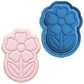 Primrose Flower Cookie Cutter and Embosser Stamp | Round Petal Daisy, Spring Garden, Mother's Day