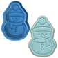 Cute Snowman Cookie Cutter and Embosser Stamp Set | Christmas, Winter, Holiday
