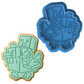 Minecraft Chicken Jockey Cookie Cutter and Embosser Stamp Set | Blocky Video Game