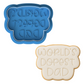 World’s Dopest Dad Cookie Cutter | Funny Father's Day Embosser | Weed Gift Cookie Stamp