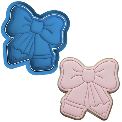 Back to School Bow Cookie Cutter and Embosser Stamp Set | Teacher Gift, First Day