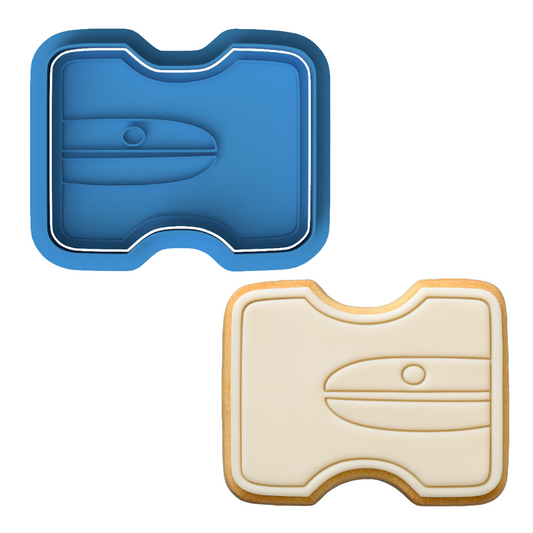 Pencil Sharpener Cookie Cutter & Embosser – Back to School Cookie Design