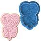 Swirly Heart Lollipop Cookie Cutter and Embosser Stamp | Valentine's Candy, Swirl Sucker, Sweet Treat