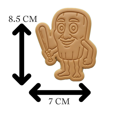 Tung Tung Sahur Cookie Cutter and Embosser | Brainrot The Batter Ramadan Meme