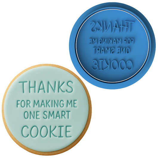 Smart Cookie Embosser Stamp | Teacher Thank You Gift, Appreciation, School