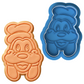 Goofy Face Cookie Cutter and Embosser Stamp Set | Funny Dog, Cartoon, Mickey's Friend