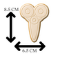 Scissors Cookie Cutter & Embosser – Teacher & Craft Cookie Design