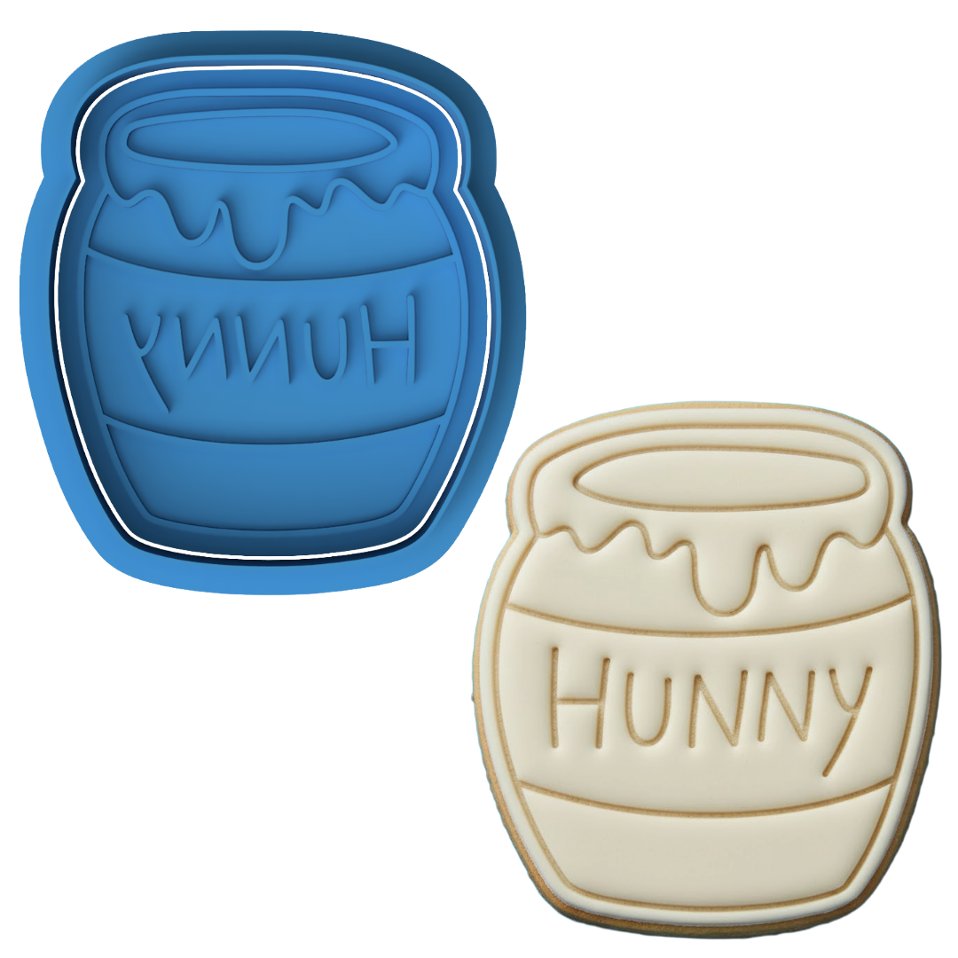Hunny Pot Cookie Cutter and Embosser Set | Winnie the Pooh Honey Pot Baby Shower