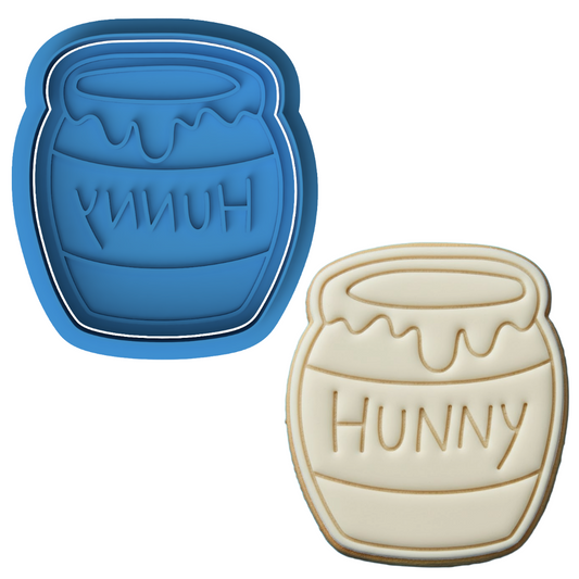 Hunny Pot Cookie Cutter and Embosser Set | Winnie the Pooh Honey Pot Baby Shower