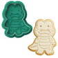 Crocodile Cookie Cutter & Embosser Jungle Animals Biscuit Stamp