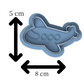AIRPLANE V2 Cookie Cutter & Embosser Stamps Set Transportation