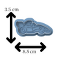 Formula 1 Race Car Cookie Cutter & Embosser Biscuit Stamp