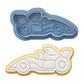 Formula 1 Race Car Cookie Cutter & Embosser Biscuit Stamp