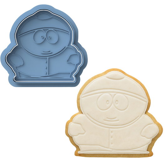 Cartman Cookie Cutter & Embosser South Park Cartoon Character