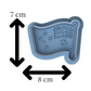 Australian Flag Cookie Cutter & Embosser Set