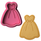 Wedding Dress Cookie Cutter & Embosser Set