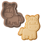 Horse Cookie Cutter & Embosser – Farm Animal Biscuit Stamp