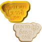 Fun to Bee One Cookie Cutter & Embosser Set – 1st Birthday Bee Theme