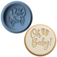 Oh Baby! Cookie Embosser & Cutter Set – Baby Shower with Baby Feet