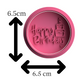 Happy Birthday Cookie Cutter & Embosser Stamp V2