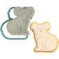 Koala Cookie Cutter & Embosser Safari Animal Biscuit Stamp