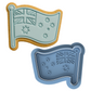 Australian Flag Cookie Cutter & Embosser Set