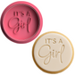 It’s a Girl Cookie Embosser & Cutter Set – Baby Shower