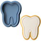 Tooth Cookie Cutter and Embosser Stamp Set