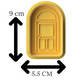 Door Cookie Cutter & Stamp