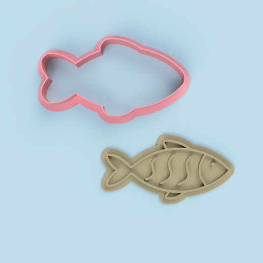 Fish Cookie Cutter and Stamp Embosser