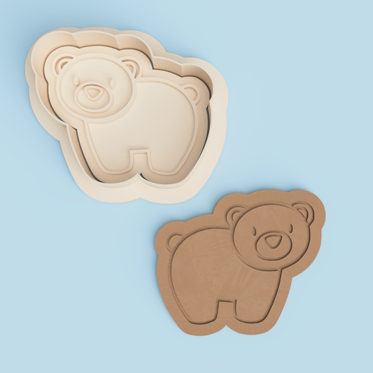 Bear V1 Cookie Cutter and Stamp Embosser