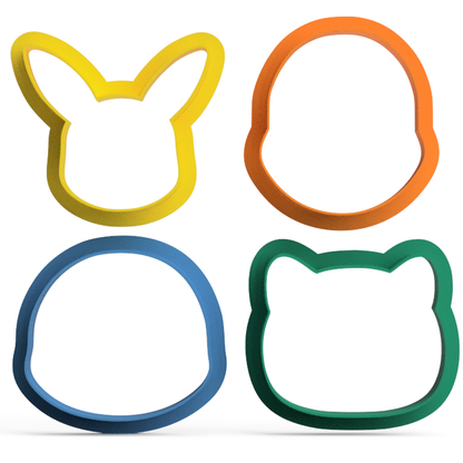 Pokémon Face Cookie Cutters & Stamps