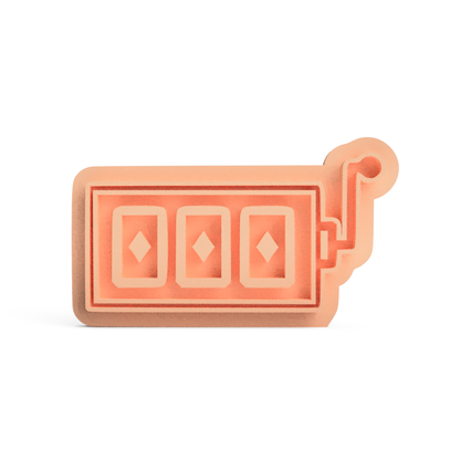 Slots machine cookie cutter & stamp