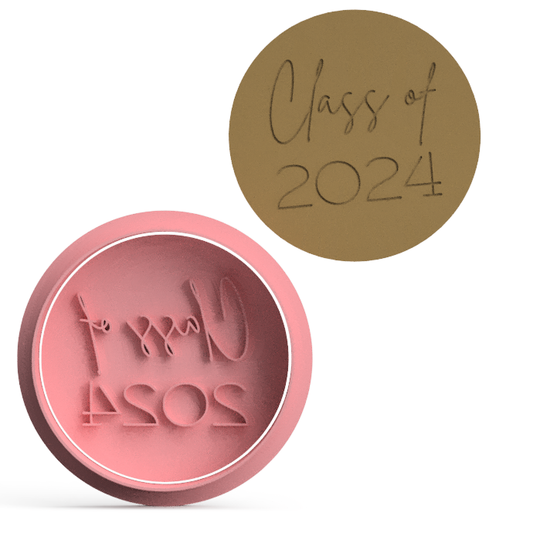 Class of 2024 Cookie Cutter & Stamp