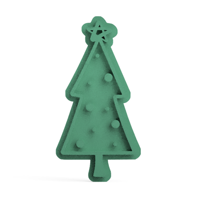 Christmas Tree Cookie Cutter & Stamp