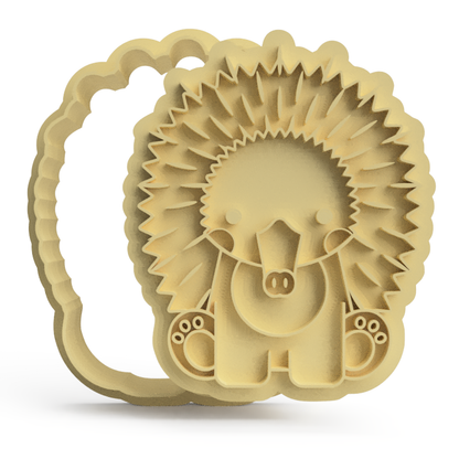 Echidna Cookie Cutter & Stamp V2