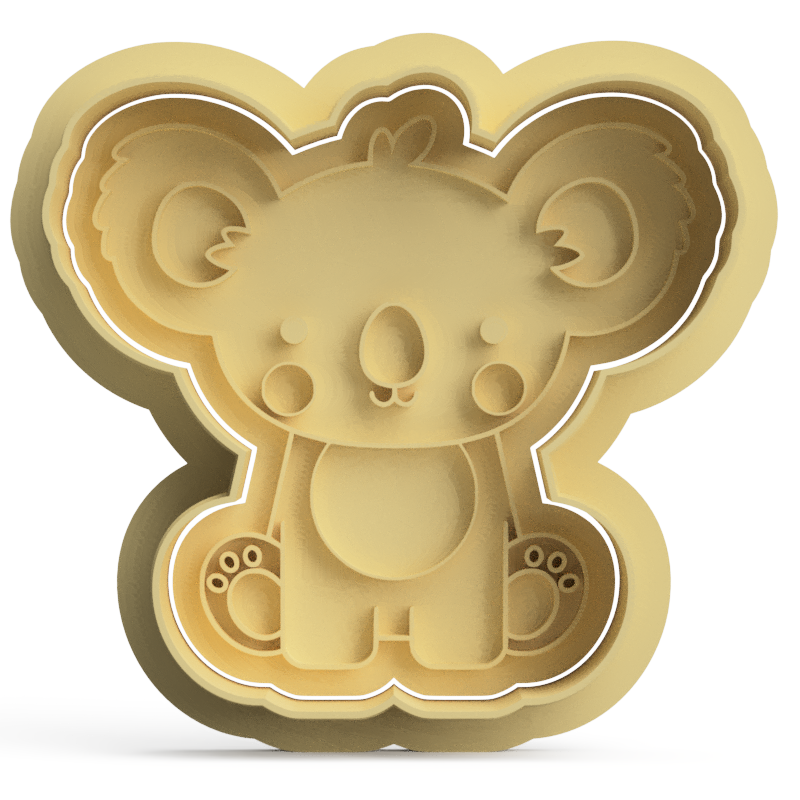 Koala Cookie Cutter & Stamp V2