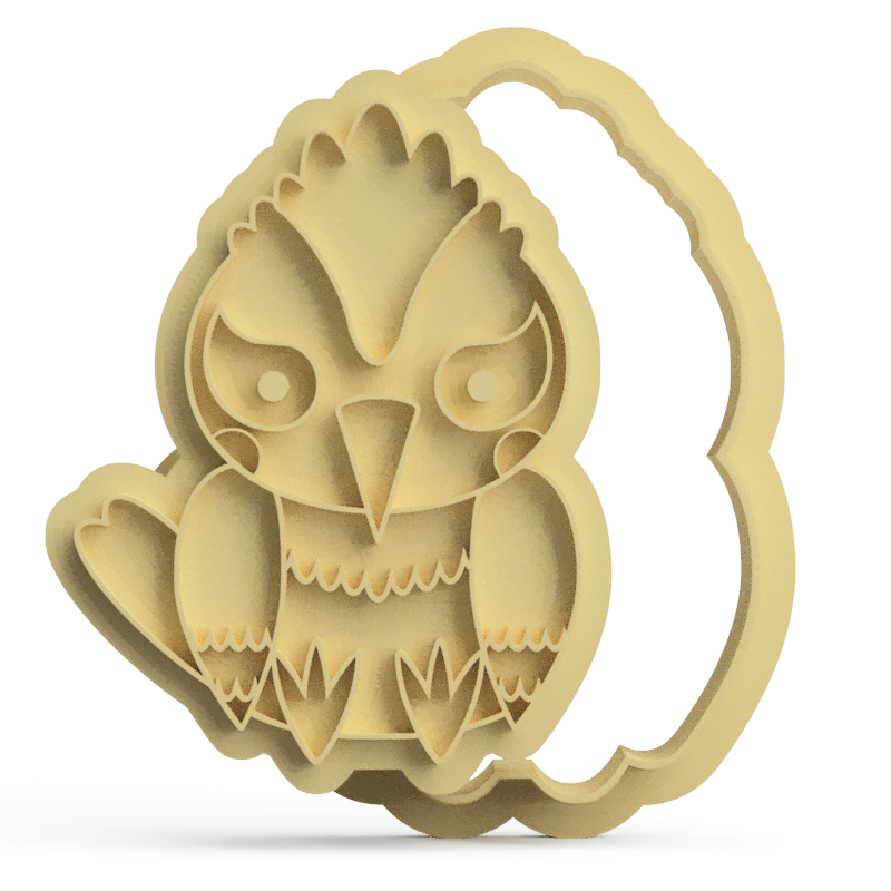 Kookaburra Cookie Cutter & Stamp V2