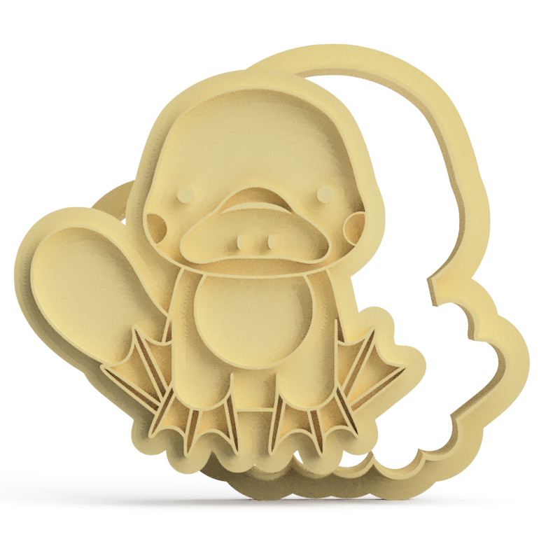 Platypus Cookie Cutter & Stamp V2