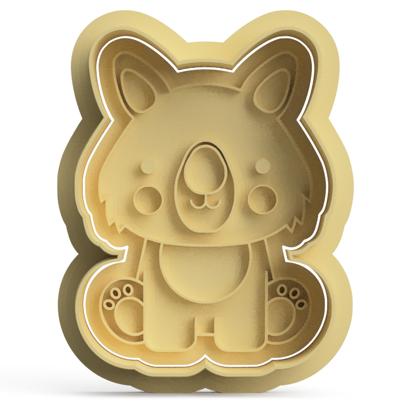 Wombat Cookie Cutter & Stamp V2