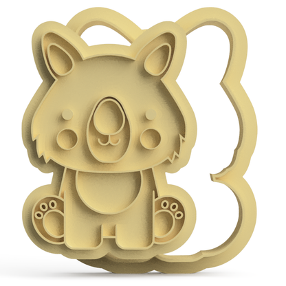 Wombat Cookie Cutter & Stamp V2