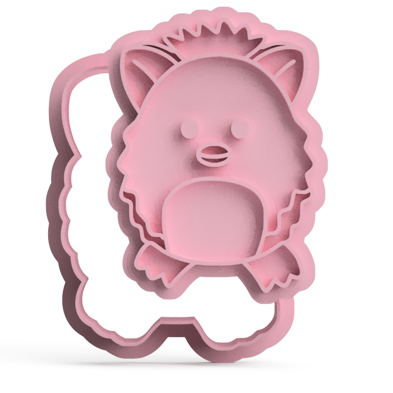 Furby Friend Cookie Cutter & Stamp