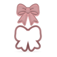 Ribbon Bow Cookie Fondant Embosser Stamp and Cookie Cutter