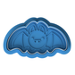 Bat Cookie Cutter & Embosser Halloween Biscuit Stamp